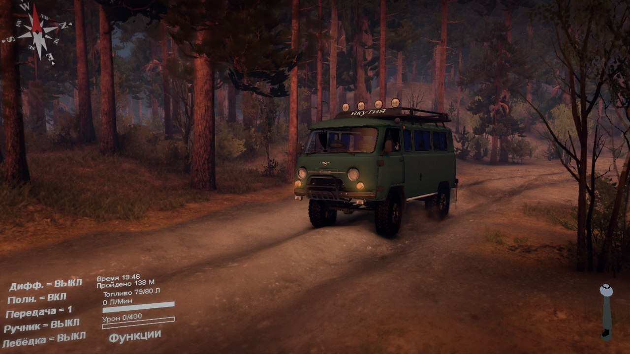 Уаз буханка  v 1  для Spin Tires 2014 для Spintires 