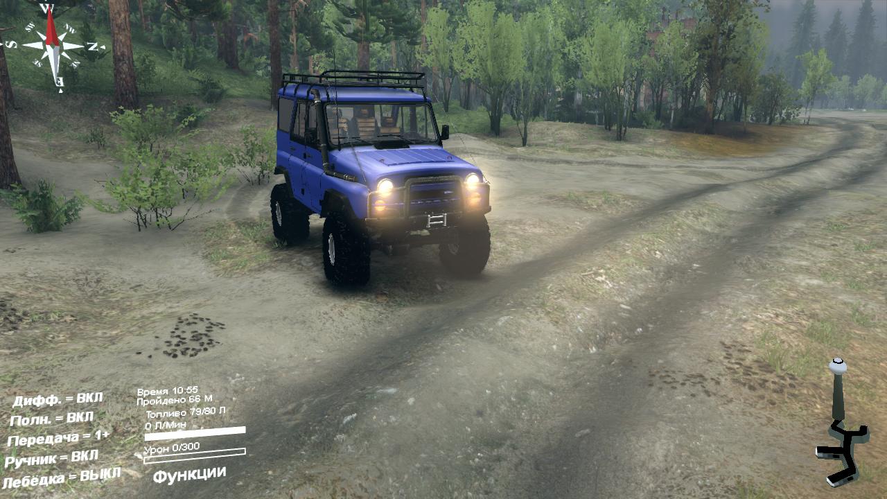 УАЗ 469(Командирский) для SpinTires 2014 для Spintires 