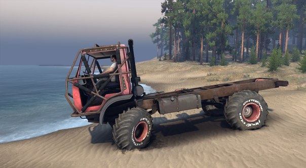 Камаз - Монго Эвакуатор для SpinTires 2014 для Spintires 