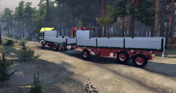 RÁBA-MAN truck + trailer  для SpinTires 2014 для Spintires 