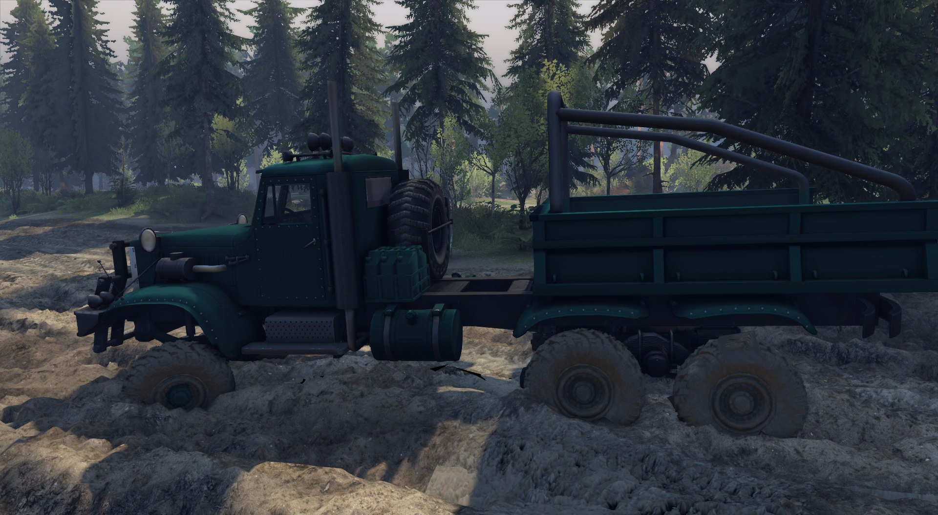 КрАЗ 255 В1 Крокодил для Spin Tires 2014 для Spintires 