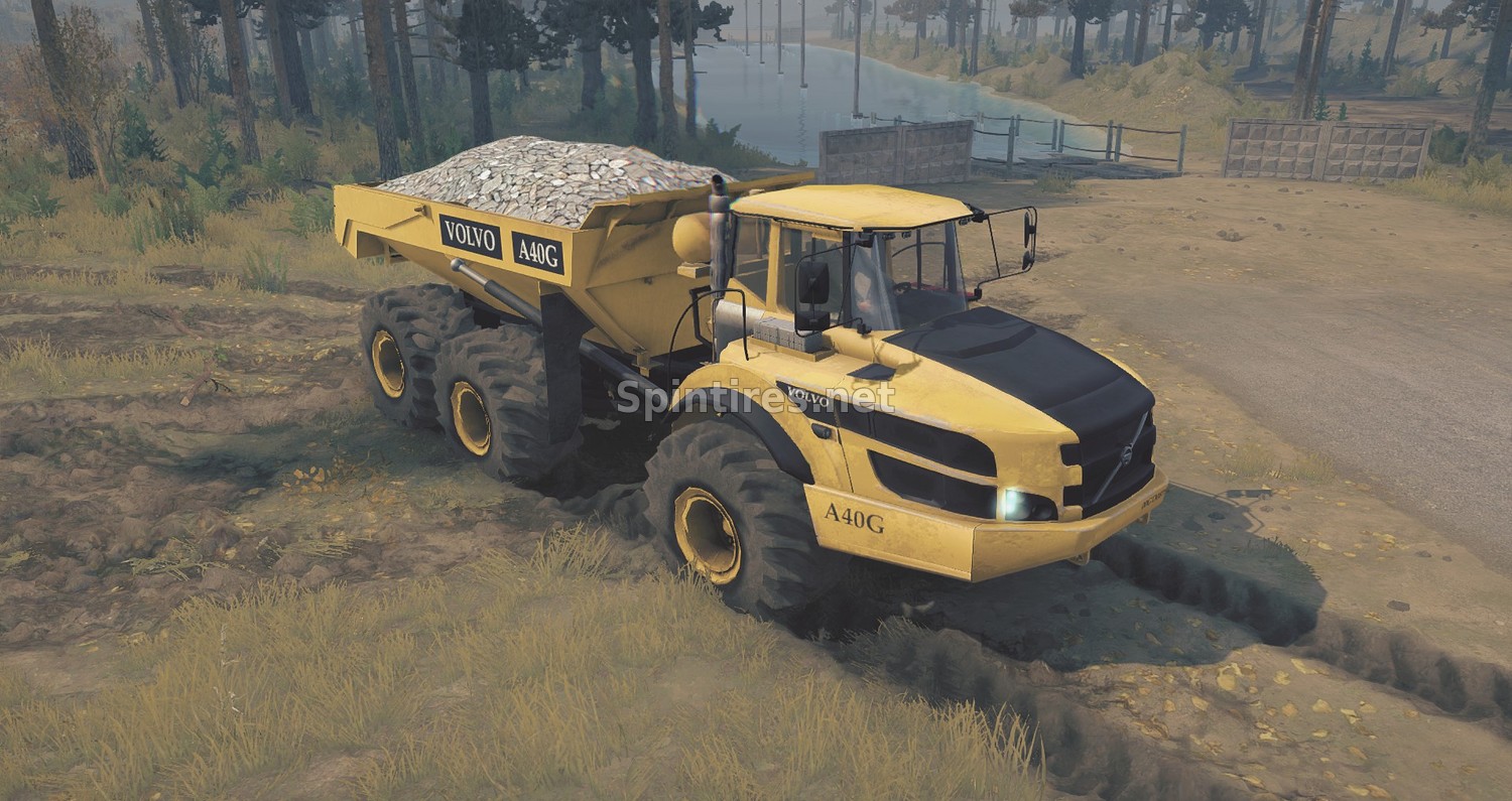 Volvo A40g для Spintires: MudRunner (v18.10.18) для Spintires 