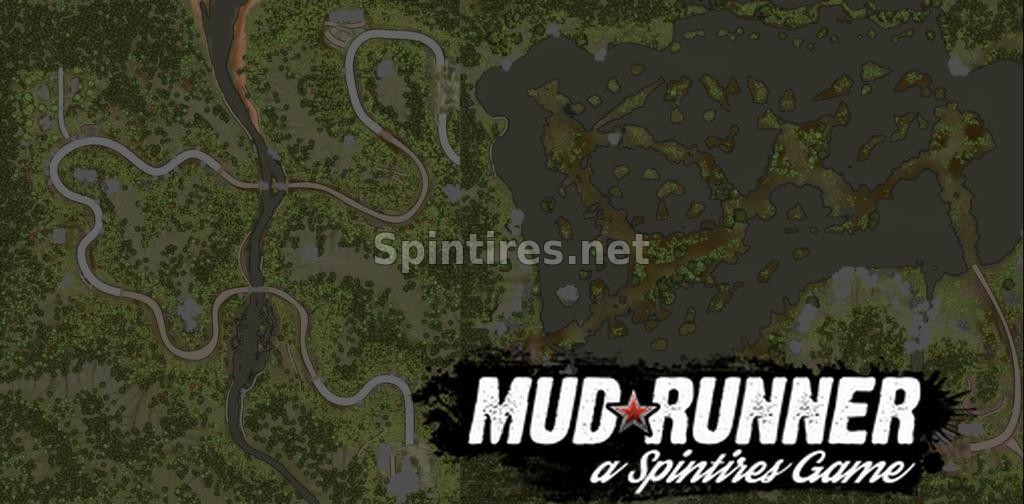 Карта «Из Испытаний American Wilds» для Spintires: MudRunner (v22.03.19) для Spintires 