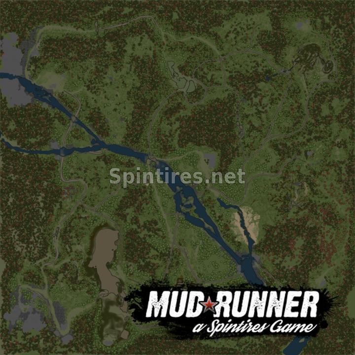 Карта «ХЗ где» для Spintires: MudRunner (v22.03.19) для Spintires 