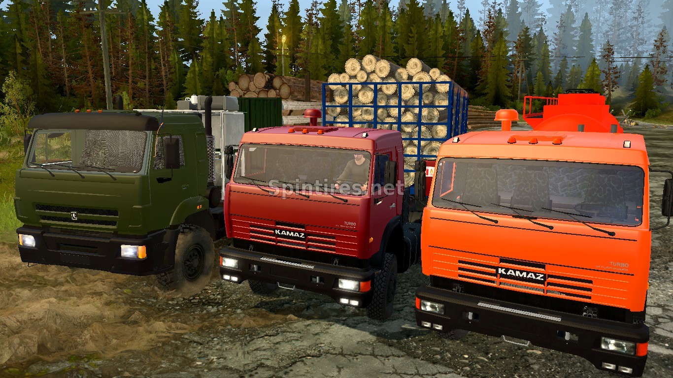 КамАЗ 54115, 54115 Turbo для Spintires: MudRunner (v22.03.19) для Spintires 