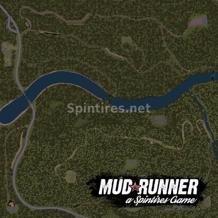 Карта «Забытые дороги» для Spintires: MudRunner (v22.03.19) для Spintires 
