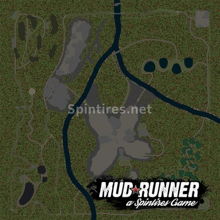 Карта «Крутые повороты» для Spintires: MudRunner (v18.10.18) для Spintires 