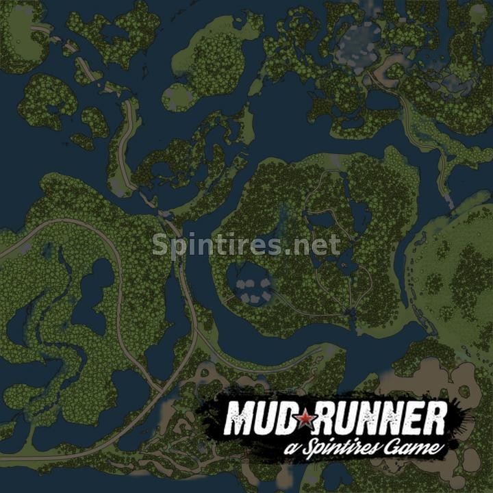Карта «Затопленный лес 3» для Spintires: MudRunner (v22.03.19) для Spintires 
