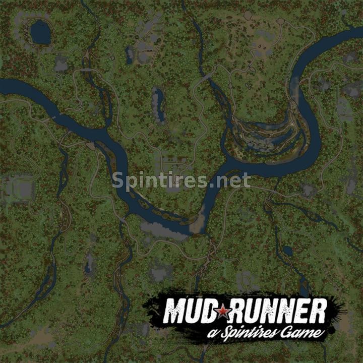 Карта «Тында-8 Геткан» для Spintires: MudRunner (v22.03.19) для Spintires 