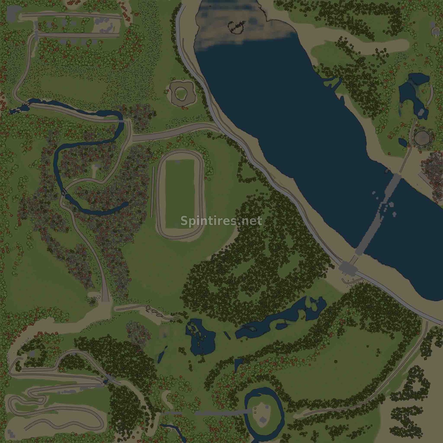 Карта «BIG 11 - Левый берег» для Spintires: MudRunner (v10.06.19) для Spintires 