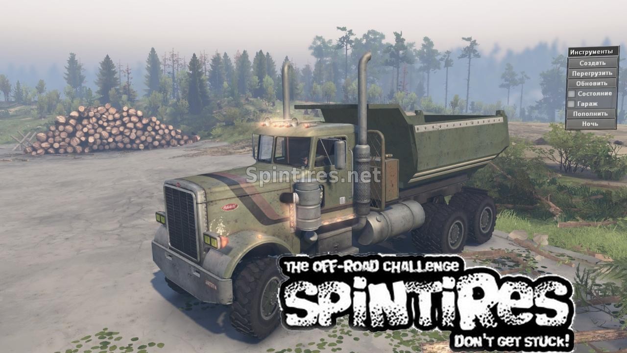 Peterbilt 379 SV для SpinTires v03.03.16 для Spintires 