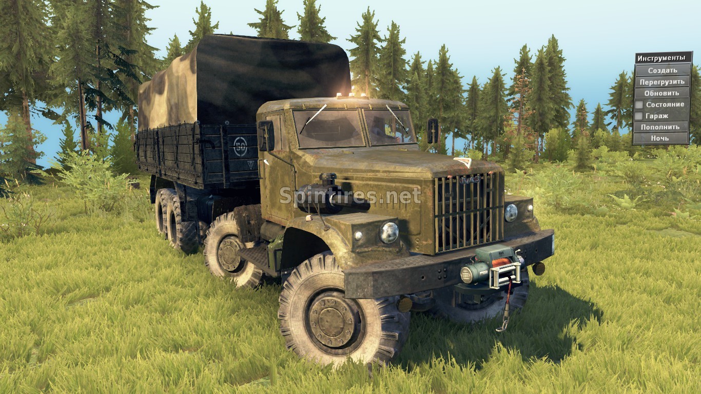 KrAZ 255 8x8 CUSTOM для SpinTires v03.03.16 для Spintires 