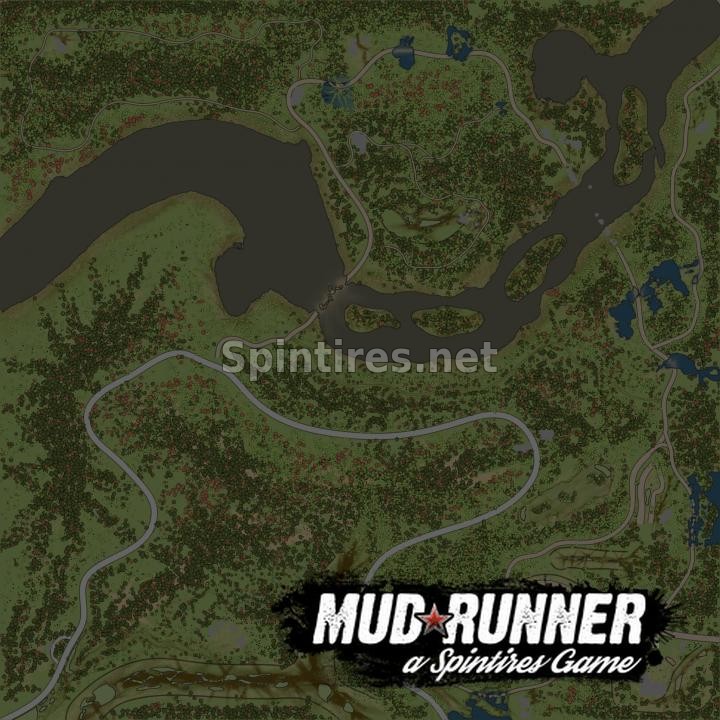 Карта «In the Road» для Spintires: MudRunner (v22.03.19) для Spintires 