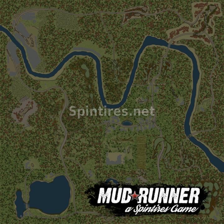 Карта «Киселёво» для Spintires: MudRunner (v22.03.19) для Spintires 