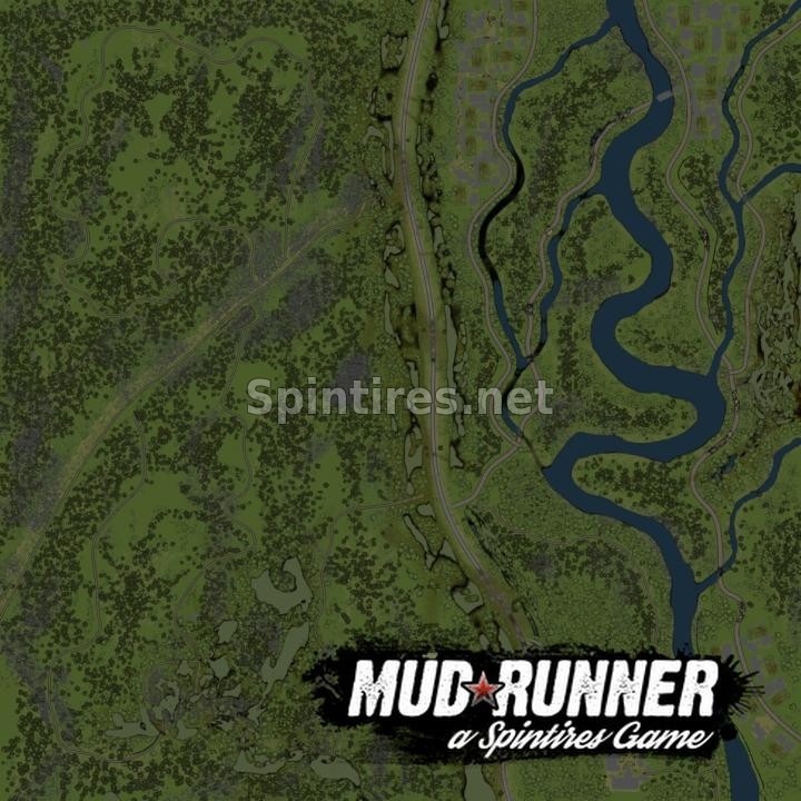 Карта «Делянки» для Spintires: MudRunner (v22.03.19) для Spintires 