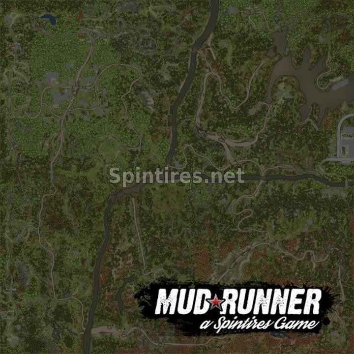 Карта «Лесные Хребты» для Spintires: MudRunner (v14.08.19) для Spintires 