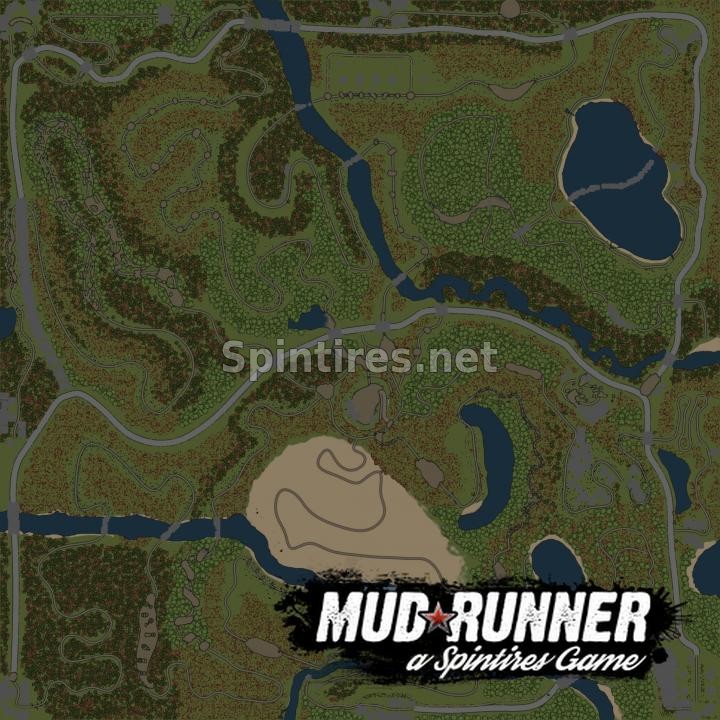 Карта «Восемь дорог» для Spintires: MudRunner (v14.08.19) для Spintires 
