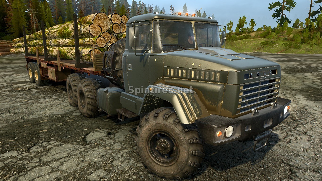 КрАЗ-6322 Black версия 2 для Spintires: MudRunner (v10.06.19) для Spintires 