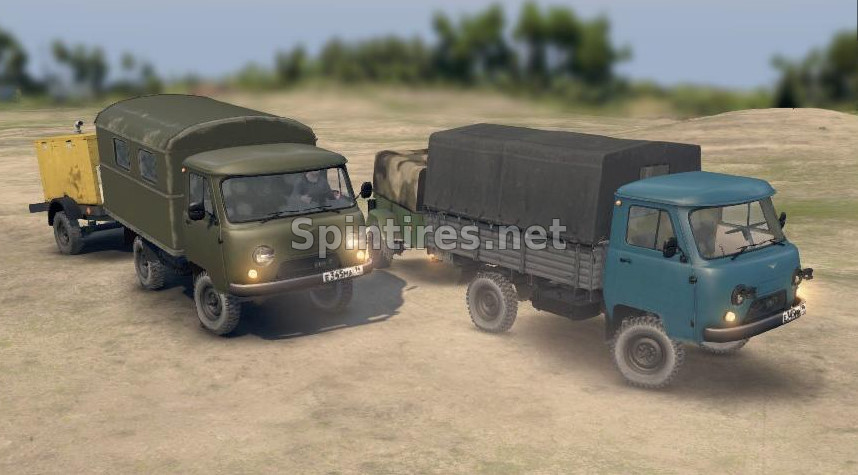 УАЗ-452 Бортовой для SpinTires v03.03.16 для Spintires 