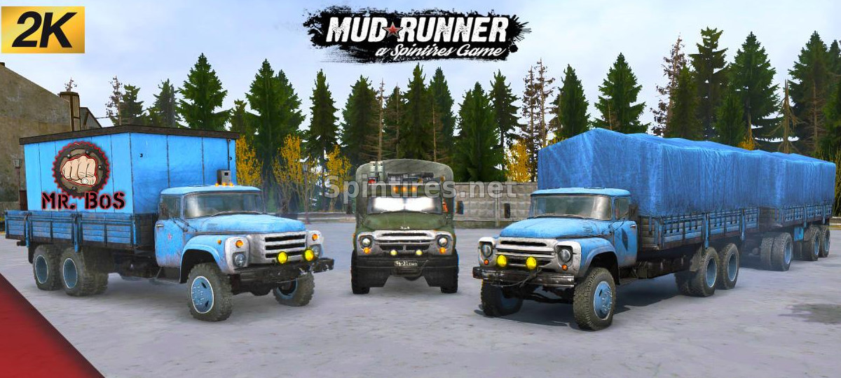 ЗИЛ - ARMATA pack для Spintires: MudRunner (v10.06.19) для Spintires 