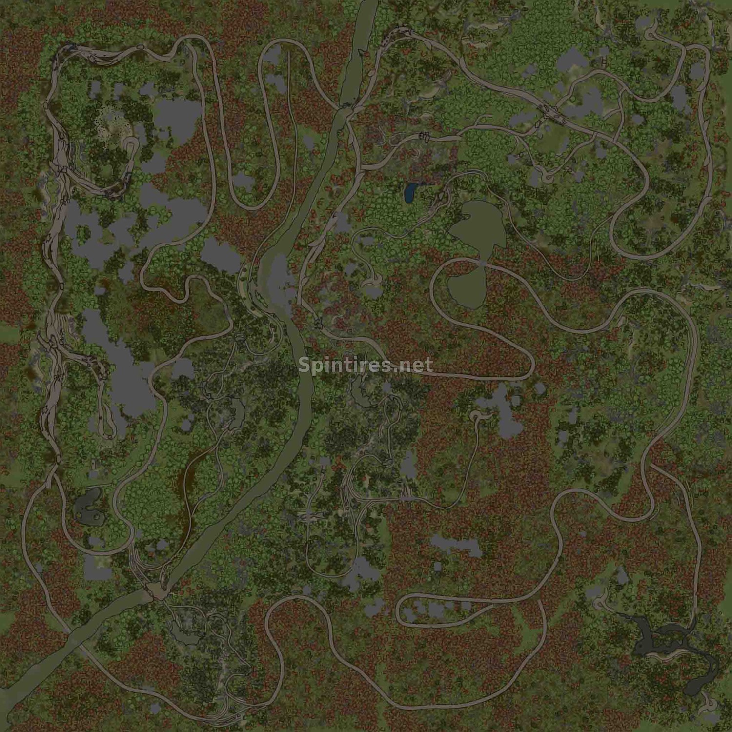 Карта «Bile Karpaty» для Spintires: MudRunner (v14.08.19) для Spintires 