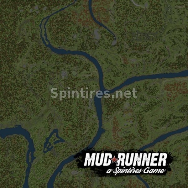 Карта «Синий гараж» для Spintires: MudRunner (v14.08.19) для Spintires 