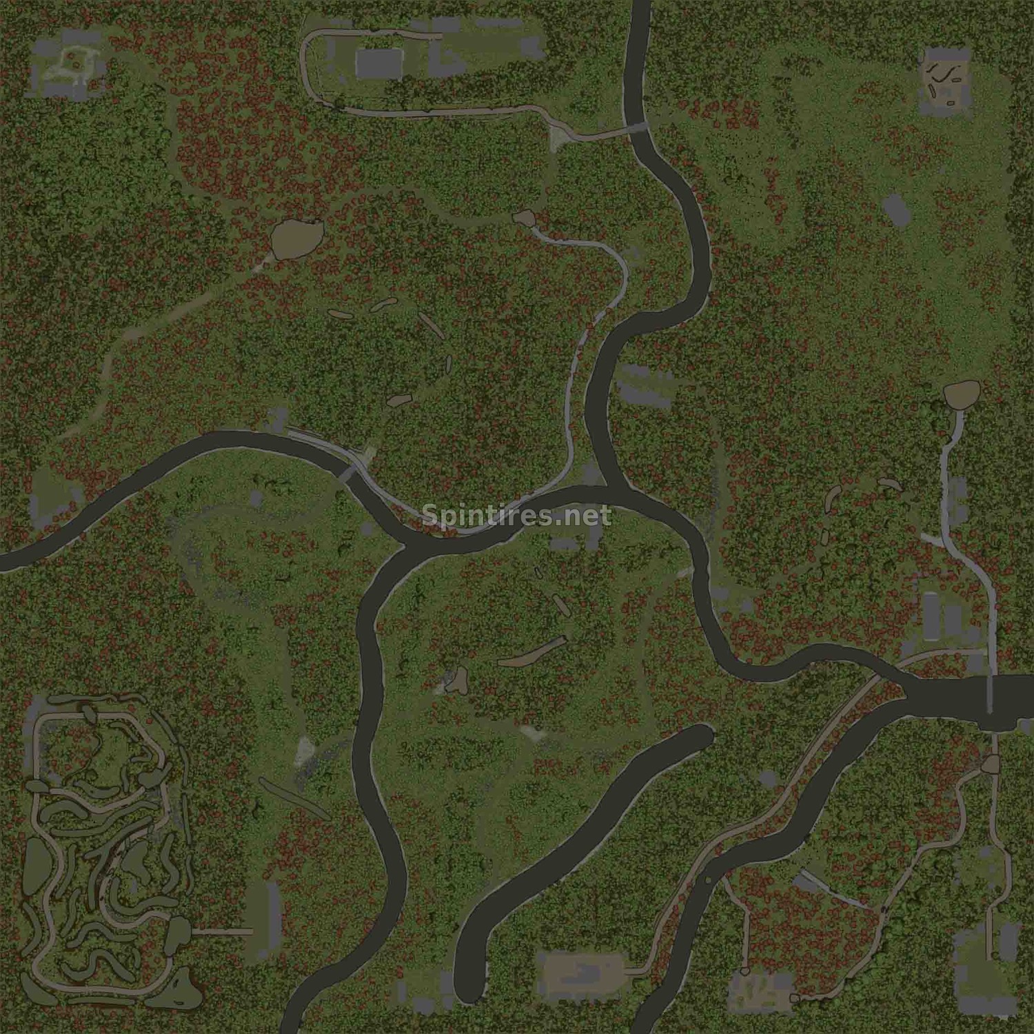 Карта Лесхоз « Пушкино-4» для Spintires: MudRunner (v14.08.19) для Spintires 
