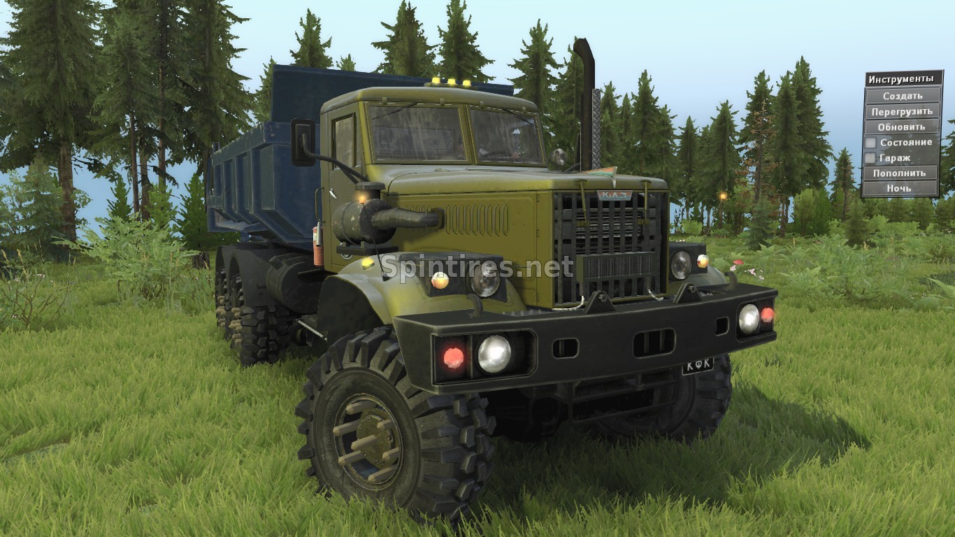 КрАЗ ЯАЗ 214 для SpinTires v1.3.6 для Spintires 