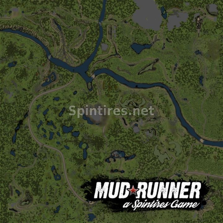 Карта «В Глубинке» для Spintires: MudRunner (v14.08.19) для Spintires 