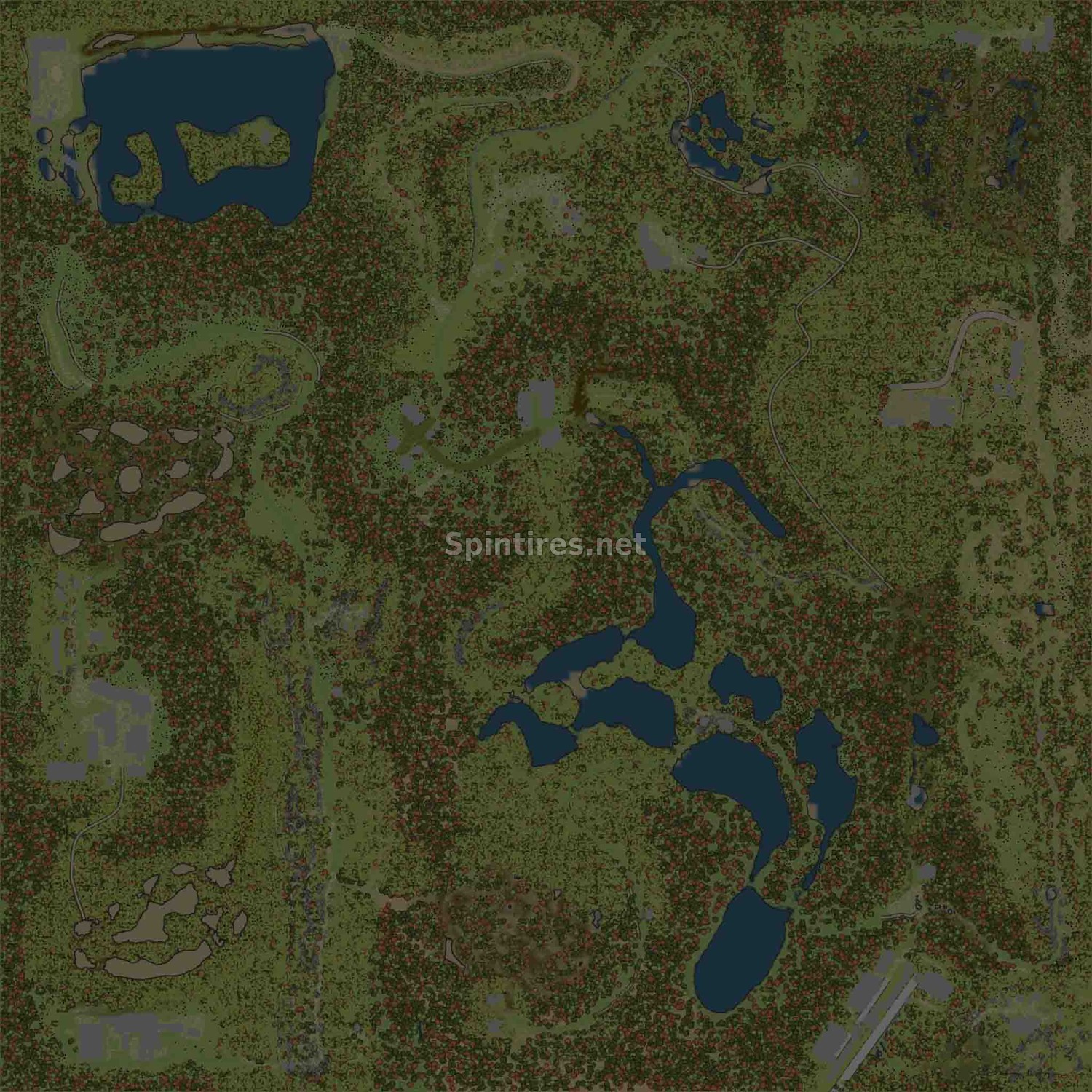 Карта «Лесной Район» для Spintires: MudRunner (v10.06.19) для Spintires 