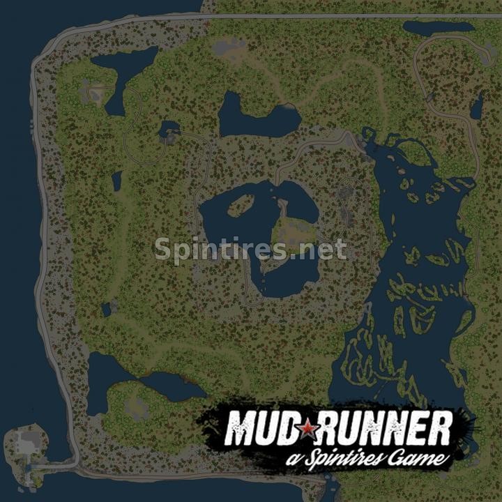 Карта «Дикая местность» для Spintires: MudRunner (v10.06.19) для Spintires 