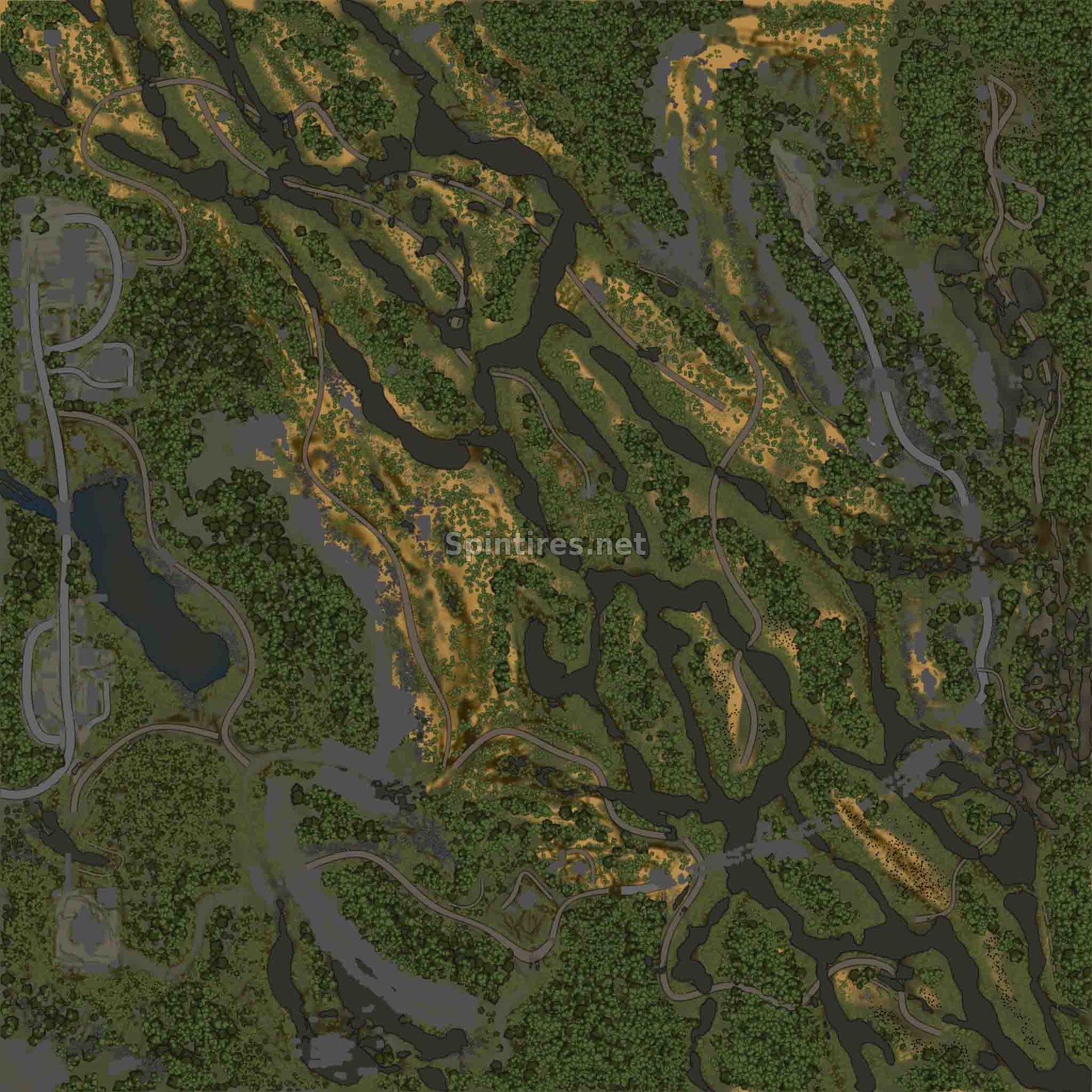 Карта «Долина Иствуда» для Spintires: MudRunner (v14.08.19) для Spintires 