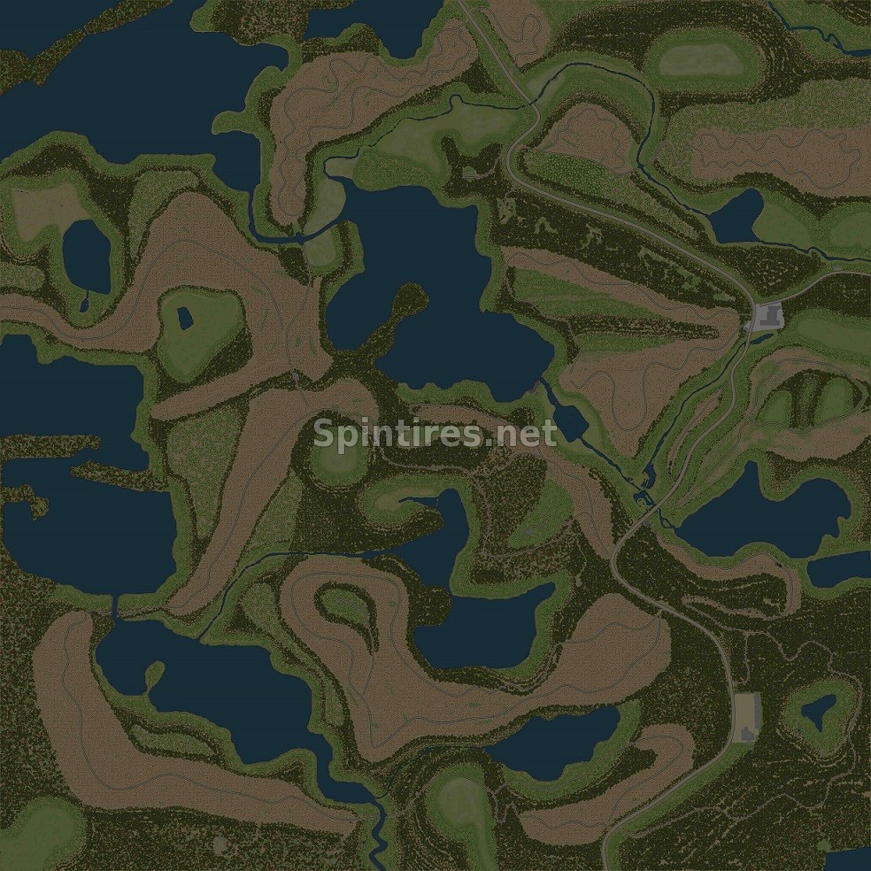 Карта «Fox Marsh Road» для Spintires: MudRunner (v14.08.19) для Spintires 