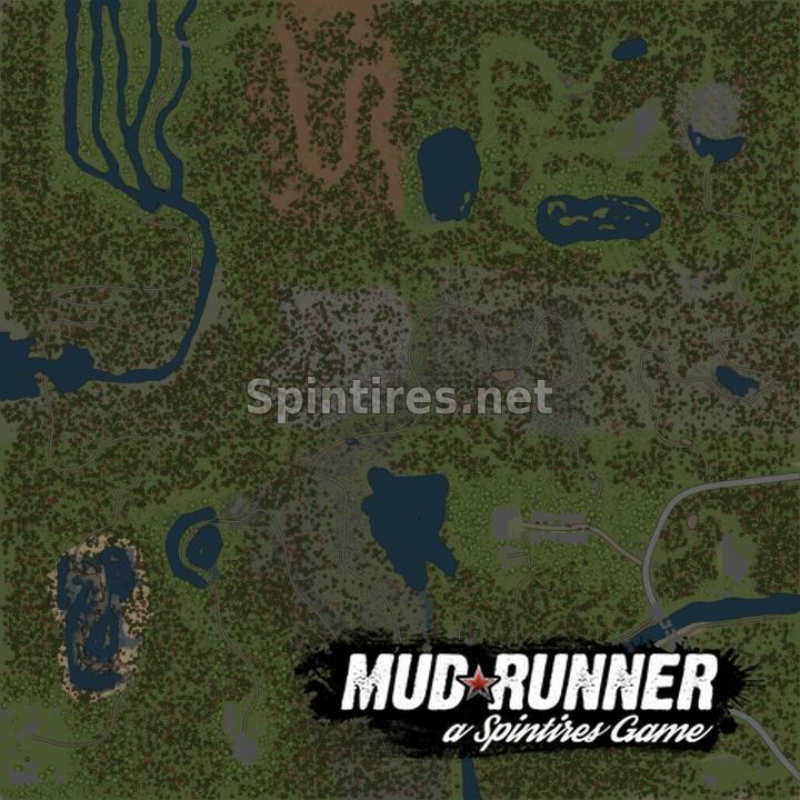 Карта «То, что получилось» для Spintires: MudRunner (v14.08.19) для Spintires 