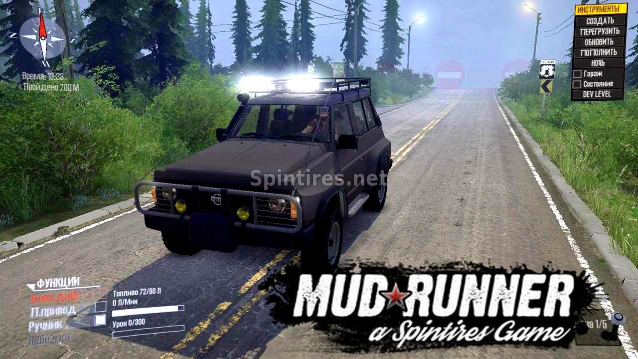 Мод Nissan Patrol для Spintires: MudRunner (v10.06.19) для Spintires 