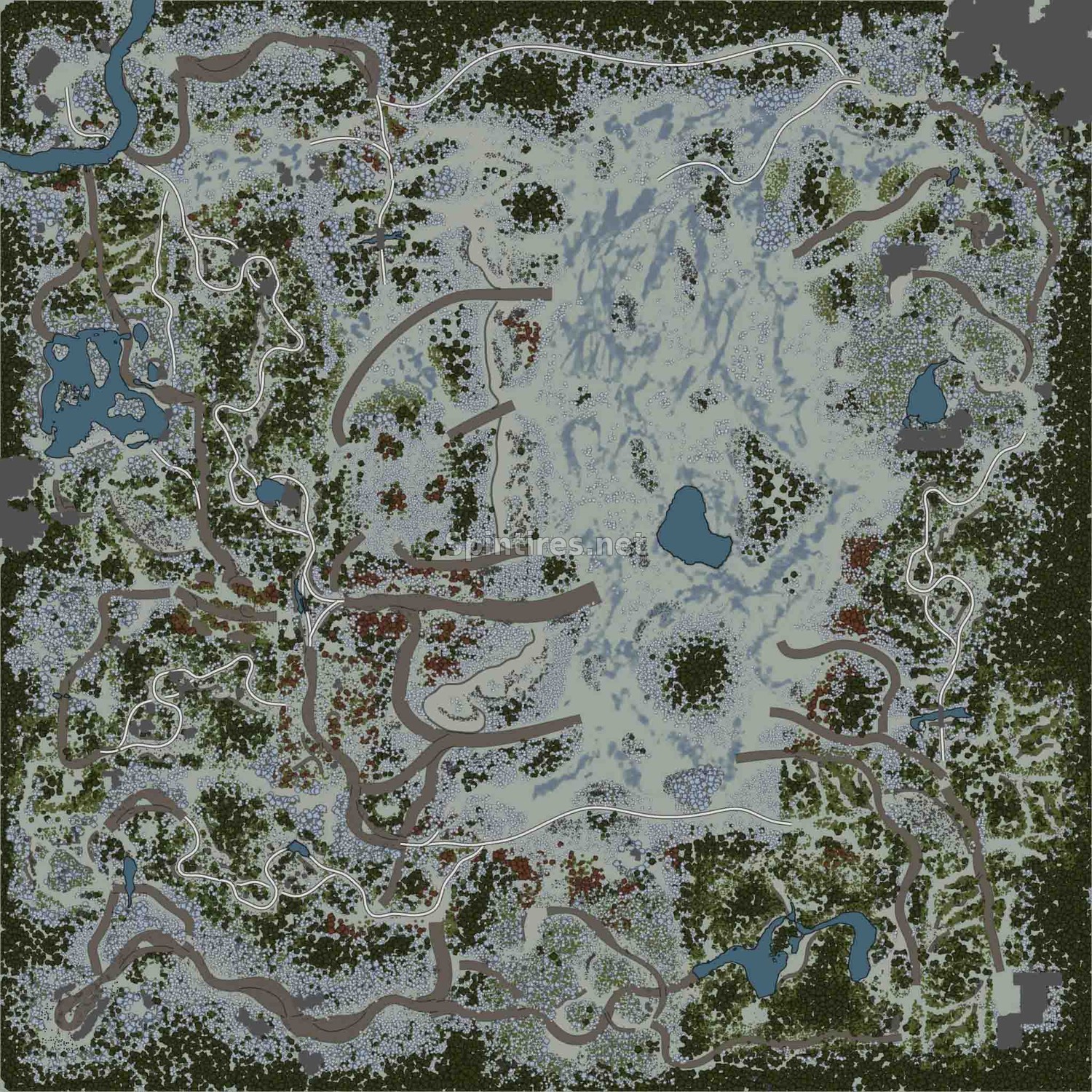 Карта «Maps Snow Plains» для Spintires: MudRunner (v14.08.19) для Spintires 