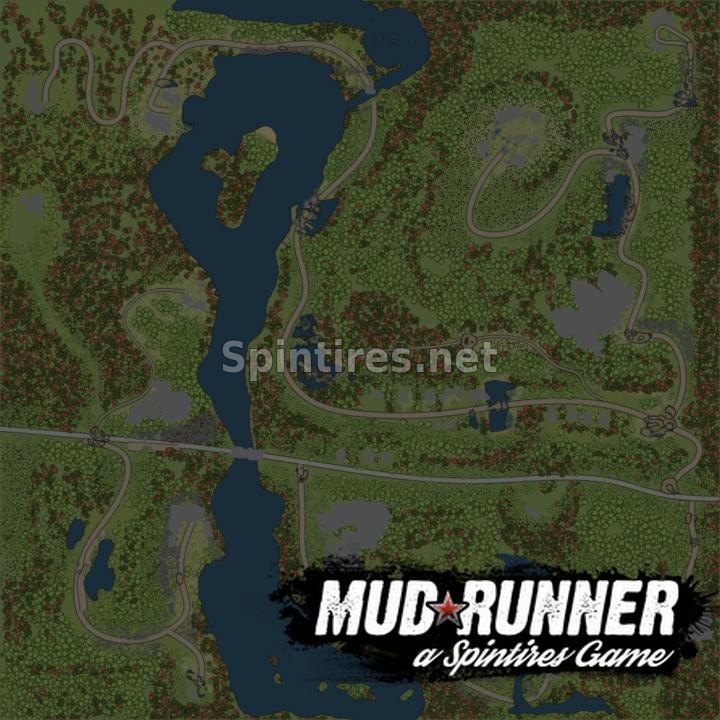 Карта «С.Широкое» для Spintires: MudRunner (v14.08.19) для Spintires 
