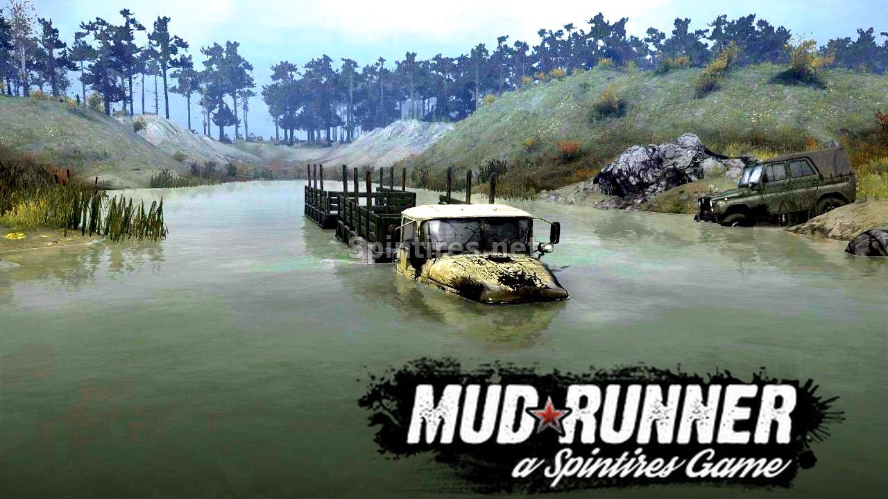 Карта песчаный карьер для spin tires mudrunner