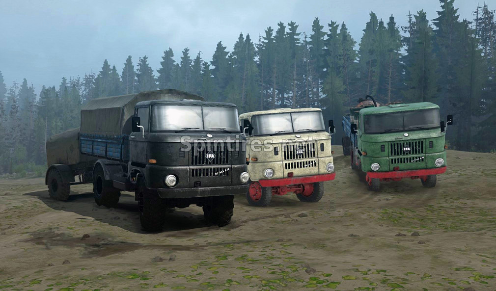 Мод IFA W50LA для Spintires: MudRunner (v14.08.19) для Spintires 