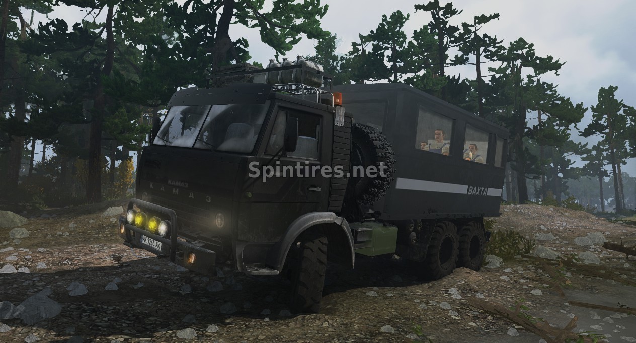 КаМаЗ «Mono» и «БлОк DiFF» для Spintires: MudRunner (v10.06.19) для Spintires 