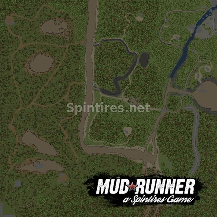 Карта «Mud Flats» для Spintires: MudRunner (v14.08.19) для Spintires 