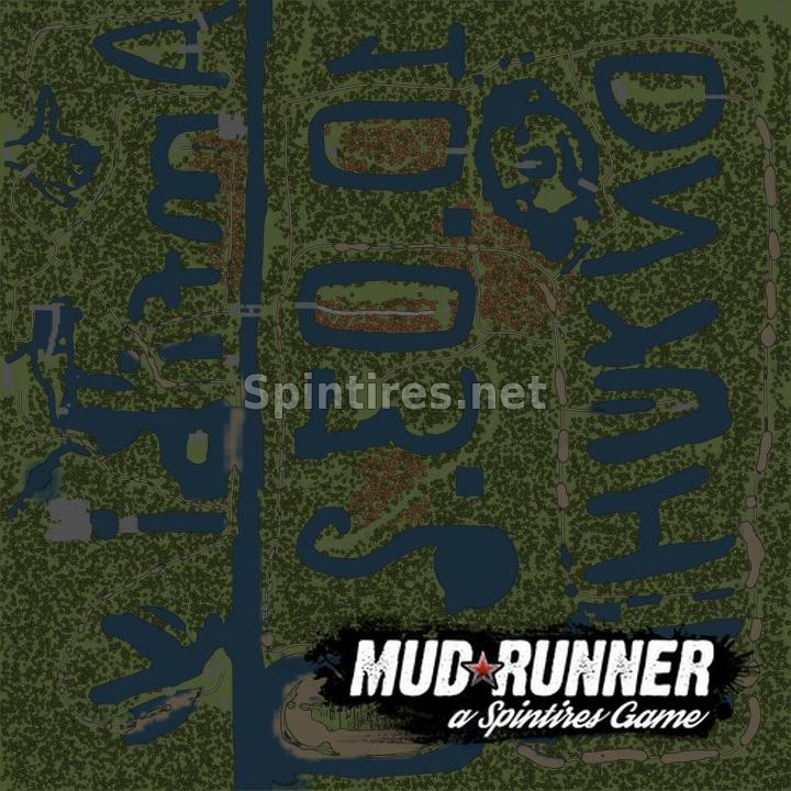 Карта «Amfibiy Light» для Spintires: MudRunner (v14.08.19) для Spintires 