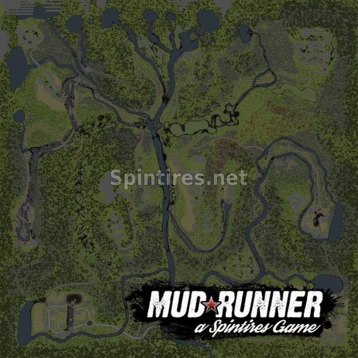 Карта «Лес 10» для Spintires: MudRunner (v10.06.19) для Spintires 