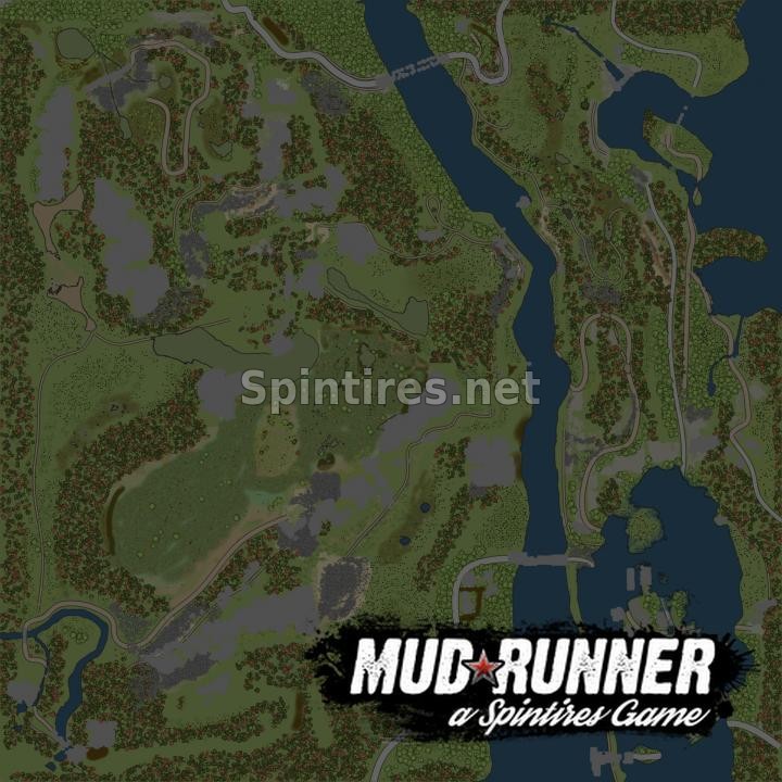 Карта «Flooded town» для Spintires: MudRunner (v14.08.19) для Spintires 