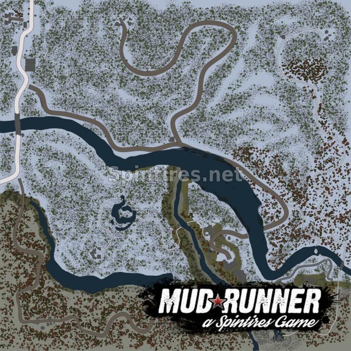 Карта «Оттепель» для Spintires: MudRunner (v10.06.19) для Spintires 