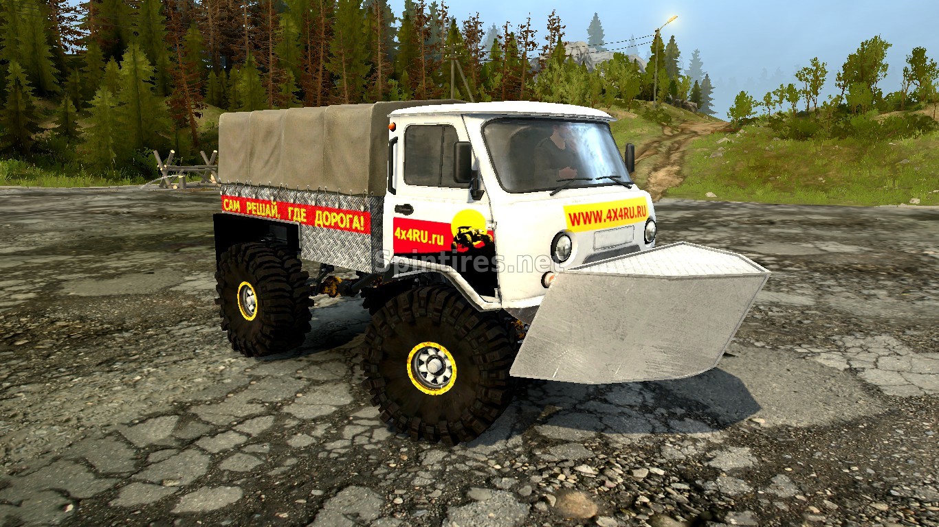 Мод «УАЗ Внедорожный (Лодка)» для Spintires: MudRunner (v14.08.19) для Spintires 