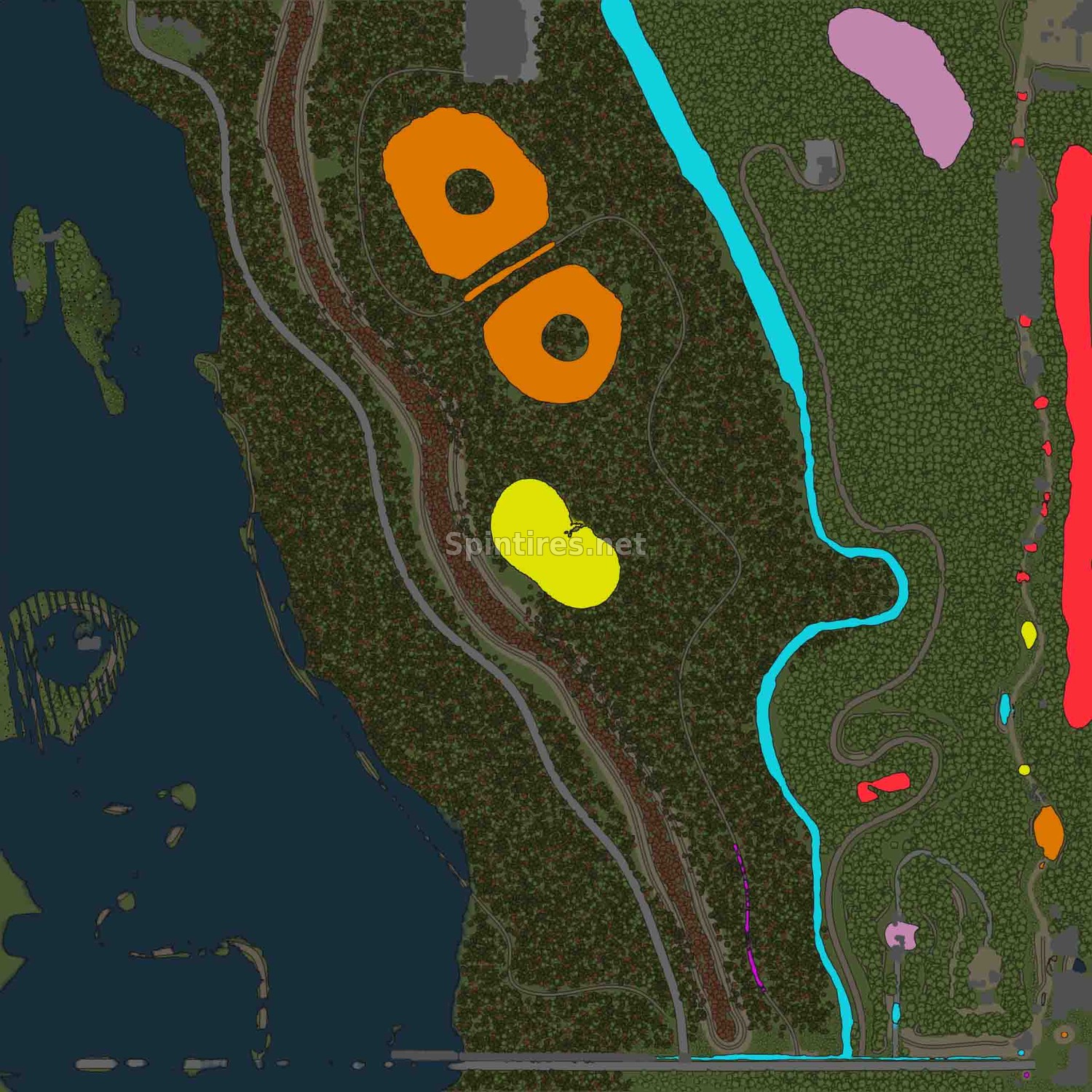 Карта «Родной город Малберри» для Spintires: MudRunner (v14.08.19) для Spintires 