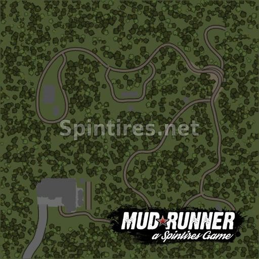Карта «Мёртвый лес» для Spintires: MudRunner (v14.08.19) для Spintires 