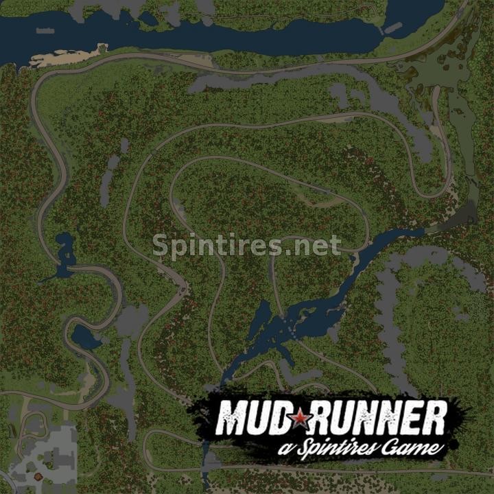 Карта «Киренск-Zabalo» для Spintires: MudRunner (v10.06.19) для Spintires 