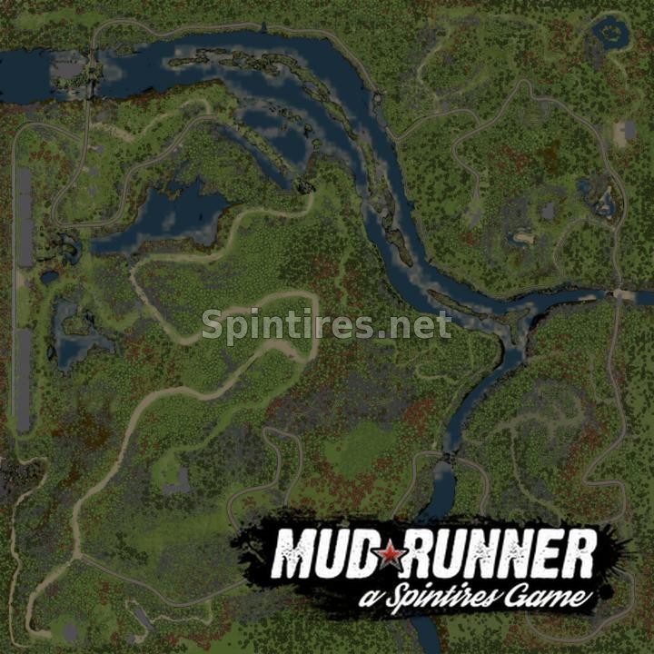 Карта «West Fork River» для Spintires: MudRunner (v14.08.19) для Spintires 